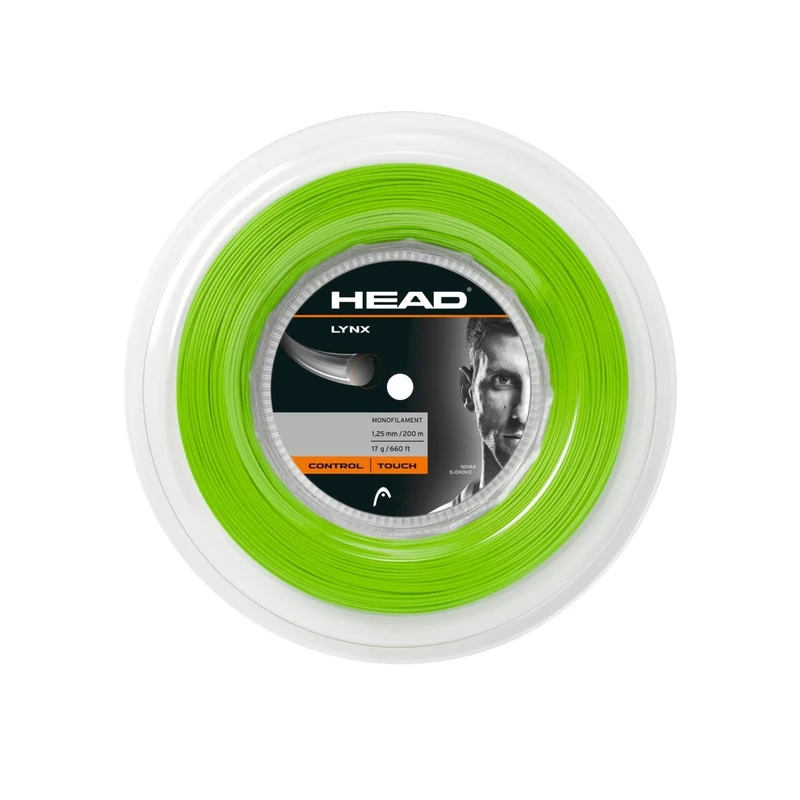 HEAD Unisex - Adult Lynx Roll Tennis String, Unisex - Adults, 281794-GE 18, Green, 18