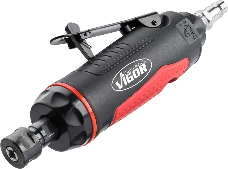 ViGOR V65672 Rod Grinder | Suitable for Milling Cutters, Cutting Discs and Grinding Bodies with 3 and 6 mm Chuck | Grinder for Professionals and Ambitious Craftsmen with Cold-Insulated Handle