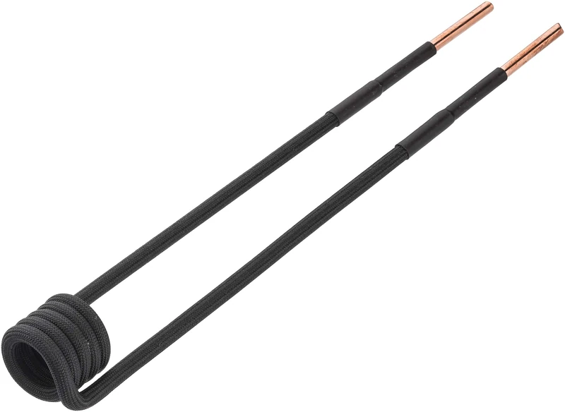ViGOR V4891-6 Rigid Coil 220mm Length, 15mm Inside Diameter, Fits Screws up to M6, Vertical Orientation, Fits ViGOR V4891 Induction Heater