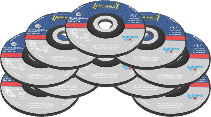 Hazet 9233-011/10 Grinding Disc Set