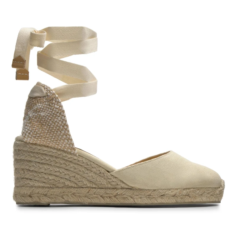 Castañer Carina C/6/001, Women's Espadrilles Espadrilles, Ivory (Ivory 203), 7.5 UK (41 EU)