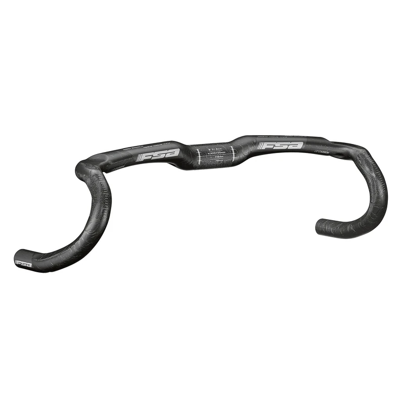Miscellanea FSA, K-Wing AGX Carb.400 mm A9 Unisex Adult, Black, One Size
