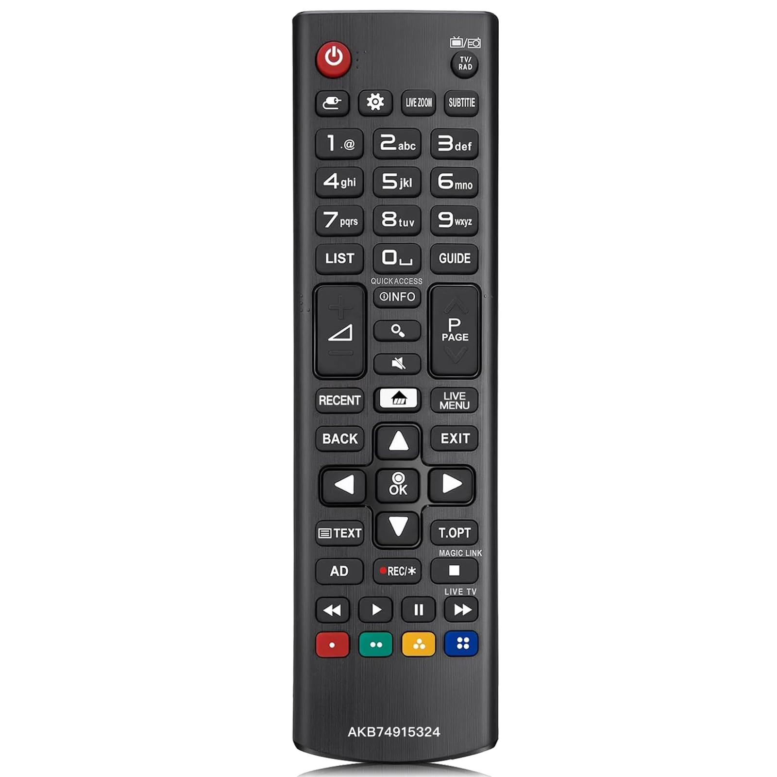 Replacement LG TV Remote Control for all LCD LED Smart TV - No Setup Required LG remote