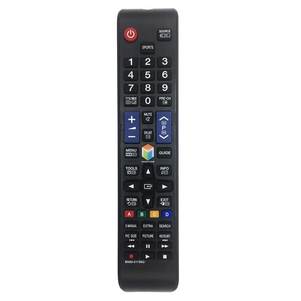 MYHGRC New Replacement tv Remote BN59-01198Q for all samsung tv remote control 3D LCD LED smart TV - No Setup Required