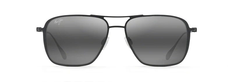 Maui Jim Sunglasses, Grey Beaches Black Matte, M