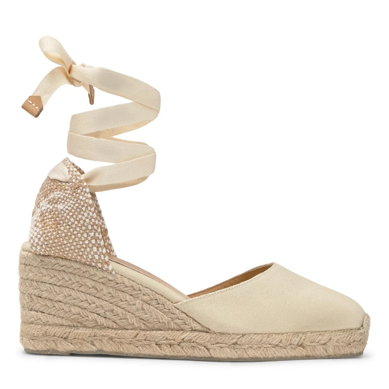 Castañer Carina C/6/001, Women's Espadrilles Espadrilles, Ivory (Ivory 203), 7 UK (40 EU)