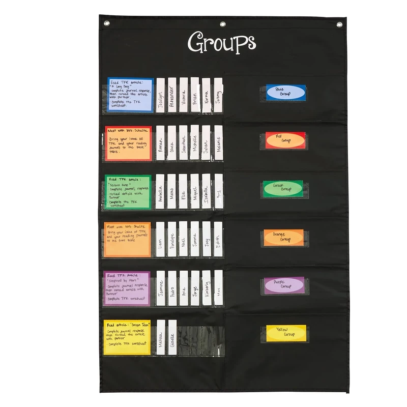 Really Good Stuff Small Group Management Pocket Chart - Image 1