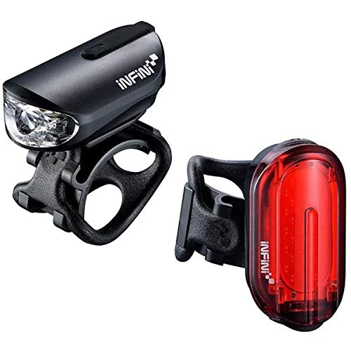Infini Unisex Ehf044 Olley lightset micro USB front and rear lights black, Uni-size UK