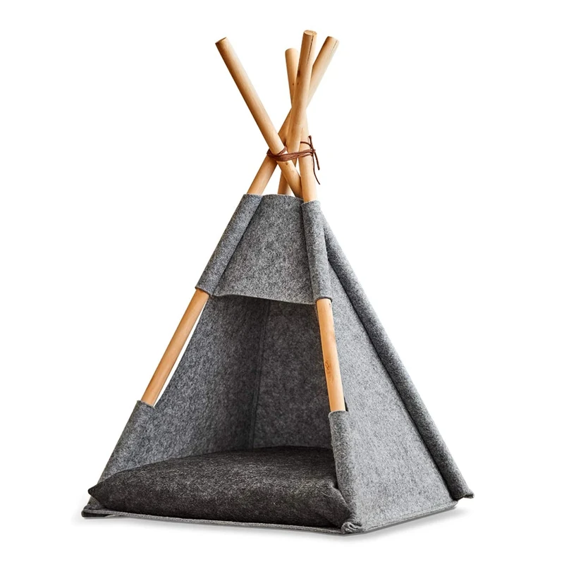 Zeller 14378 Cat Basket Approx. 44 x 42 x 45/68 cm Grey - Image 1