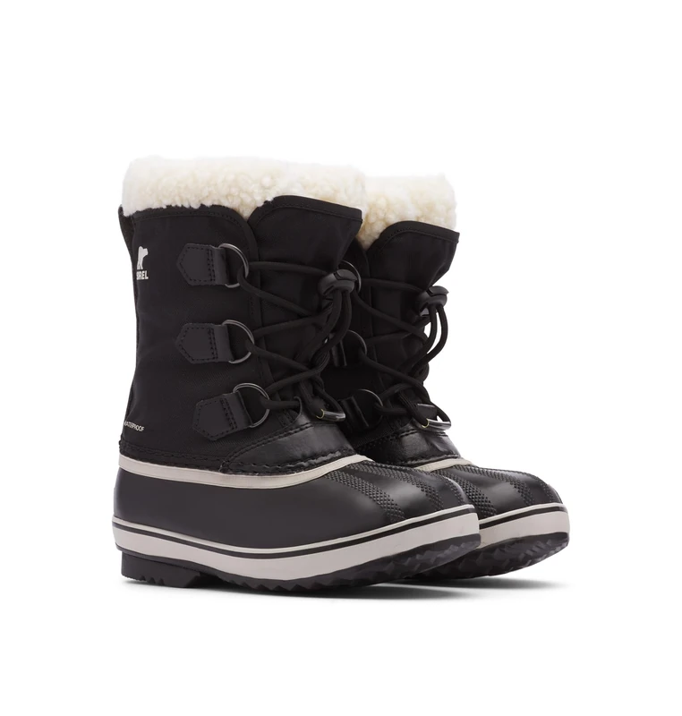 Sorel Yoot Pac Nylon Wp Unisex Kids Winter Boots, Black 2023, 5 UK