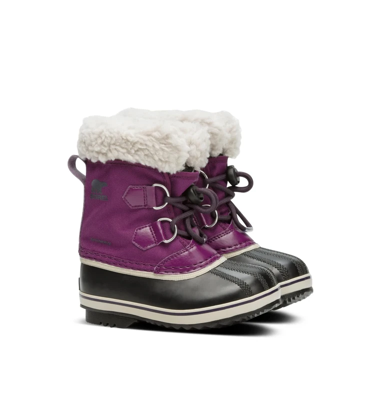 Sorel Yoot Pac Nylon Wp Unisex Kids Winter Boots, Wild Iris Dark Plum Toddler 2024, 8 UK