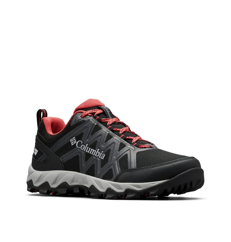 Columbia Peakfreak X2 Outdry Waterproof Waterproof Women's Low Rise Trekking and Hiking Shoes, Black x Daredevil, 4.5 UK