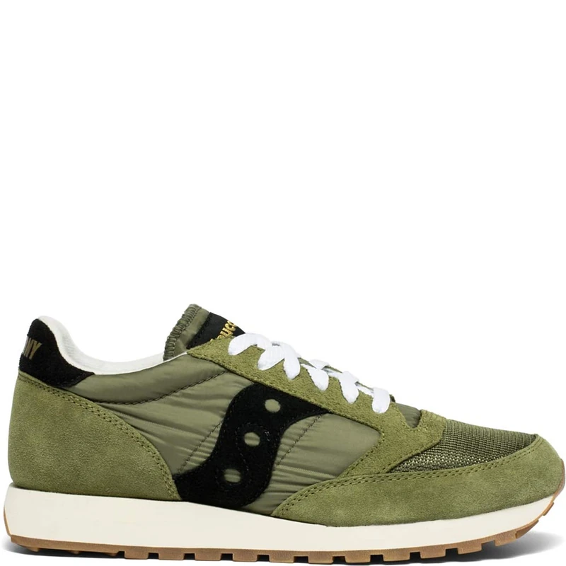 Saucony Men's Jazz Original Vintage Sneaker, Olive Black, 5 UK