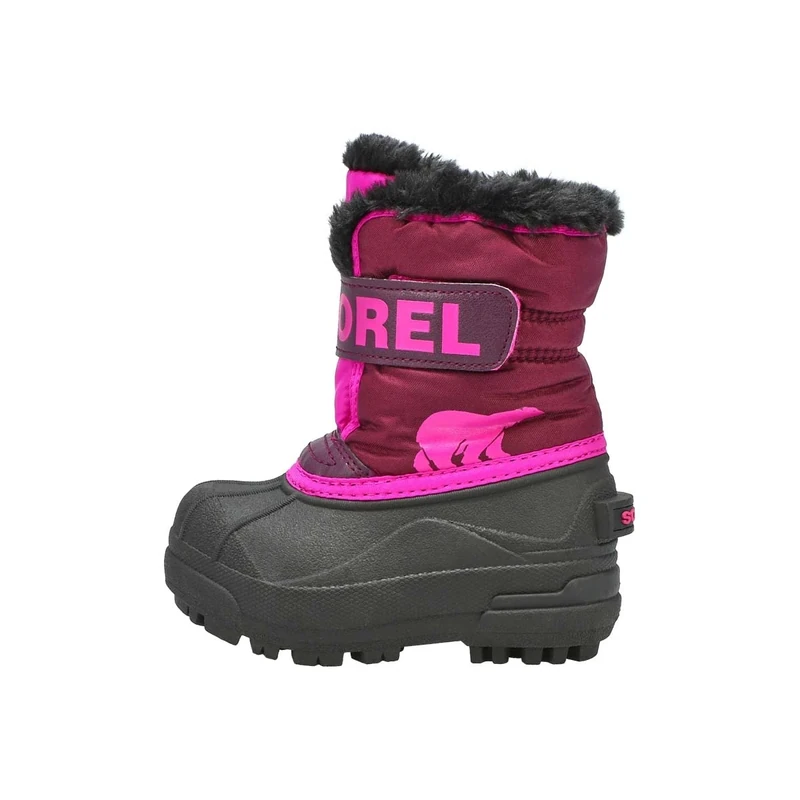 Sorel Unisex Kids Kids Snow Commander Winter Boots, Purple Purple Dahlia X Groovy Pink Toddler, 3 UK