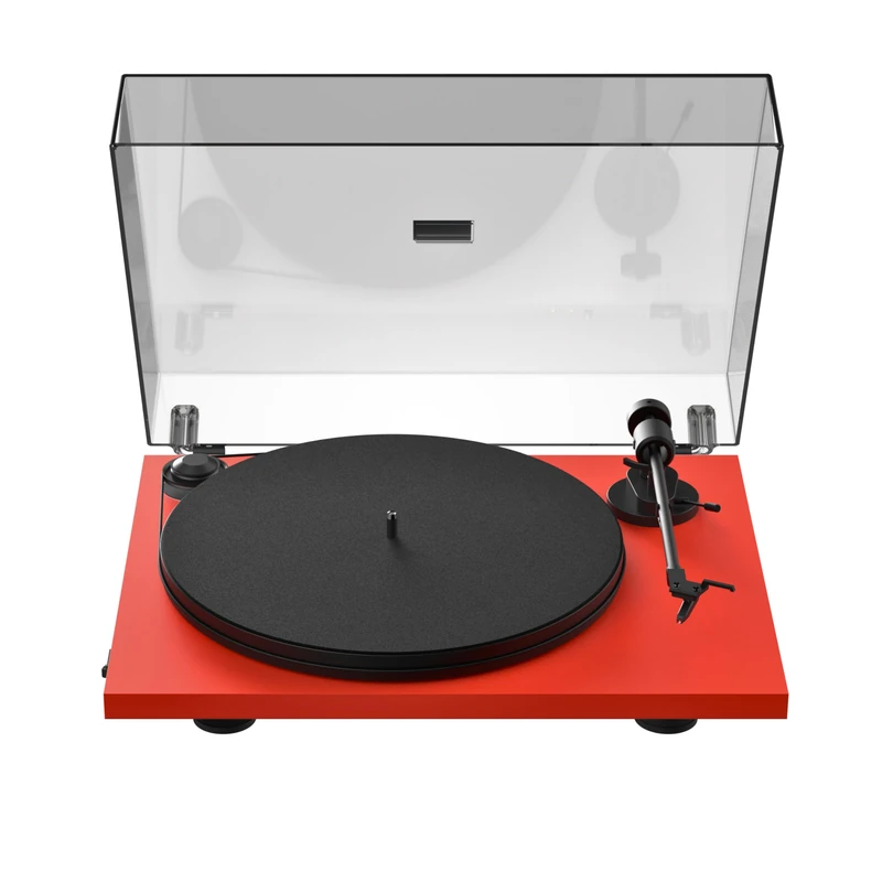 Pro-Ject Primary E Phono, Belt-Drive Turntable, Red - Image 1