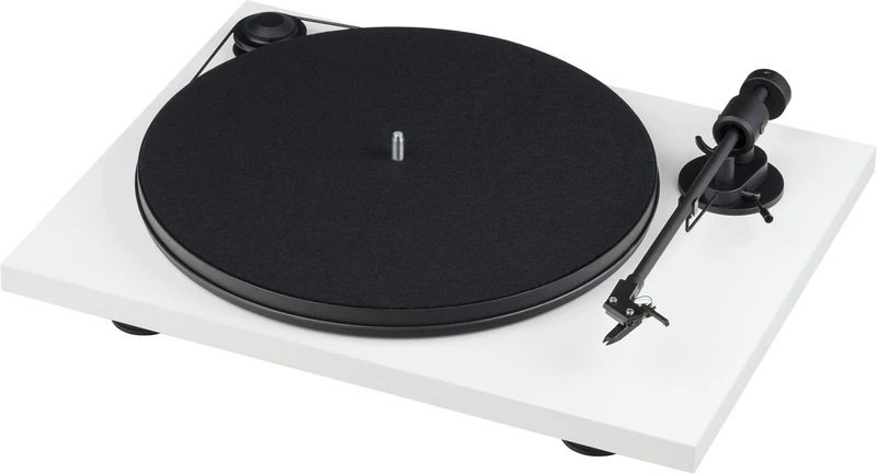 Pro-Ject Primary E Phono, Plug & Play HI-FI Turntable with switchable phono and line output (White)