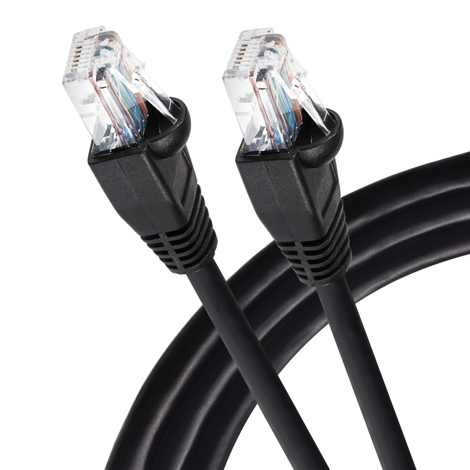 Maplin Ethernet Cable 25M Black, CAT6 Gigabit UTP LAN Network Cable RJ45 High-Speed 10Gbps Compatible with Laptop, PC, Security Cameras, PS5/4, Xbox, Switch, Router, Smart TV, Printer, WiFi Extender