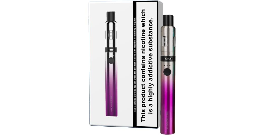 INNOKIN Endura T18II Vaping Kit, Variable Wattage, Top-Refill, 2ml Tank with Airflow Control Vaping, Uses Prism Coil, Magnetic Dust-Proof-Cap, E Cigarette, E Cig, Vaping Pen, No Nicotine (Violet)
