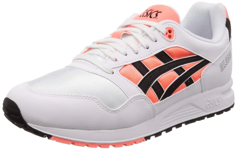 ASICS Unisex's Tiger Gel-saga Trainers, Sun Coral Black, 8.5 UK - Image 1