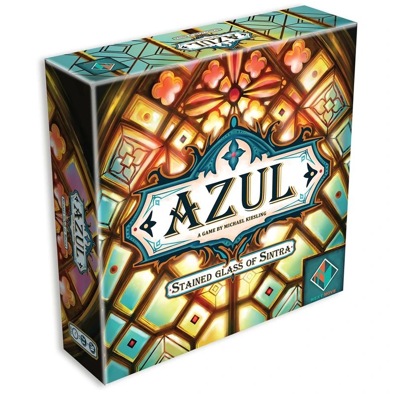 Plan B Games , Azul: Stained Glass of Sintra , Board Game , Ages 8+ , 2 to 4 Players ,30 to 45 Minutes Playing Time
