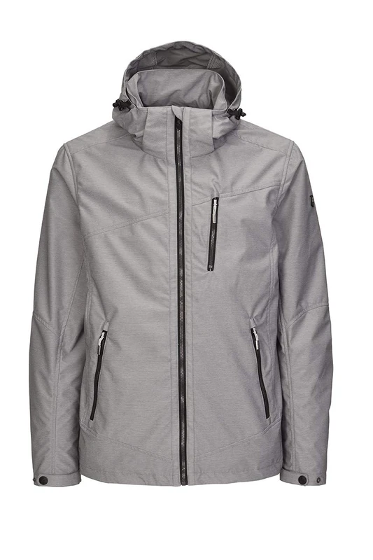 Killtec Men Toreon Softshell Jacket with Zip-off Hood - Aqua Verde, Small - Image 1