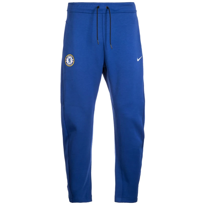 Nike Men CFC M Nsw Tchflc Pant Aut Pants - Rush Blue/White, Small