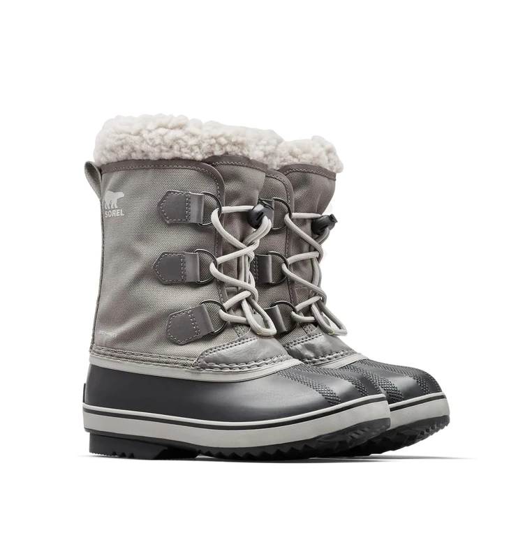 Sorel Yoot Pac Nylon Wp Unisex Kids Winter Boots, Quarry Dove 2023, 3 UK