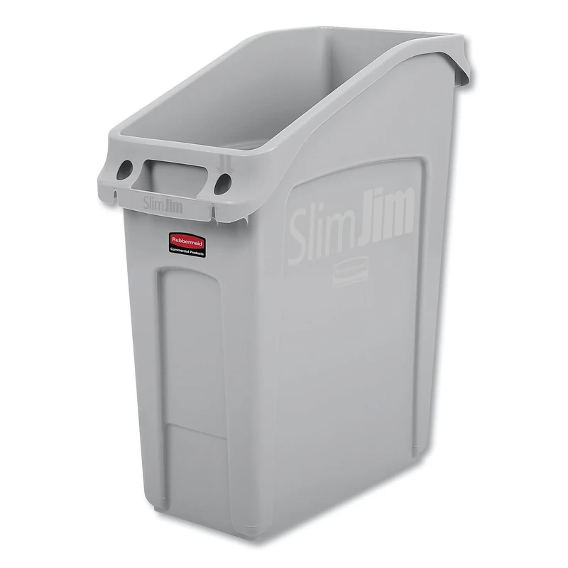 Rubbermaid Commercial Products Slim Jim Under-Counter Container 49 Litre Gray 2026695