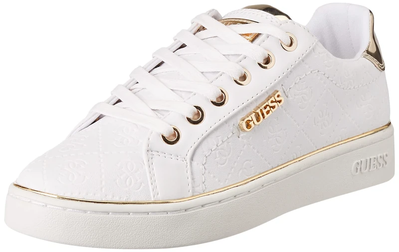 Guess womens FL5BEKFAL12WHITE Gymnastics Shoes, White, 7 UK
