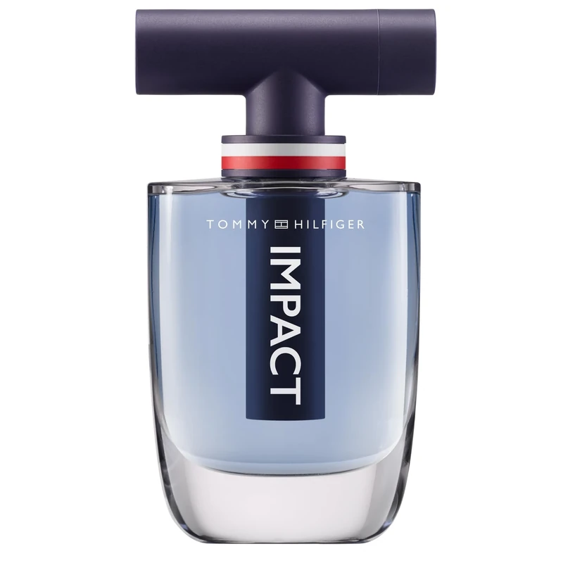 Tommy Hilfiger - Impact Eau de Toilette 100 ml - Perfume for Men - Aromatic Woody Fragrance - Citrus and Woody notes - Transparent Glass Bottle