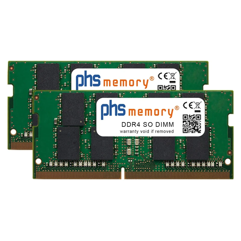 PHS-memory RAM Memory Kit 64 GB (2 x 32 GB) for Apple Mac Mini Core i7 3.2 (Late 2018) DDR4 SO DIMM 2666MHz PC4-2666V-S