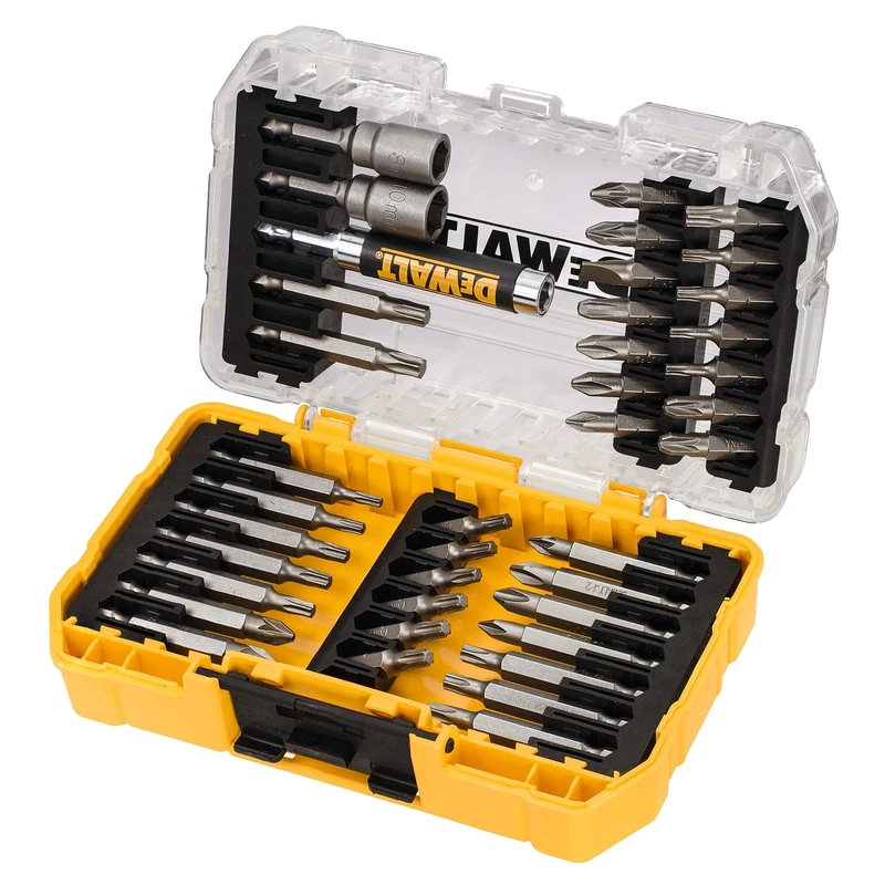 DEWALT Bit Set 40-Piece Black/Yellow, 22.3 x 22.3 x 4.2 cm