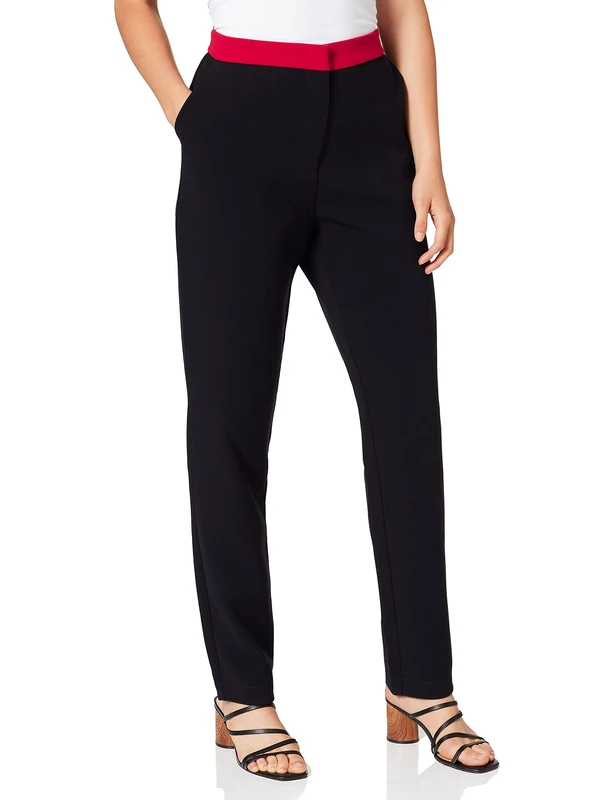 Armani Exchange Women's Stretch Trouser, Purple (Blueberry Jelly 1593), 18 (Manufacturer Size: 8) - Image 1