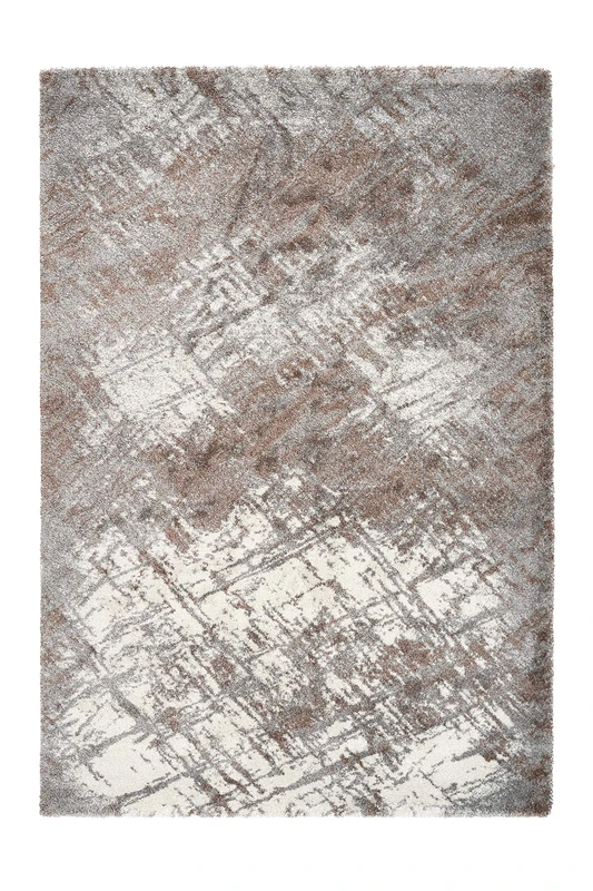 Lalee Feel-good rug with very soft feel, beige/silver, 80 x 150 cm - Image 1