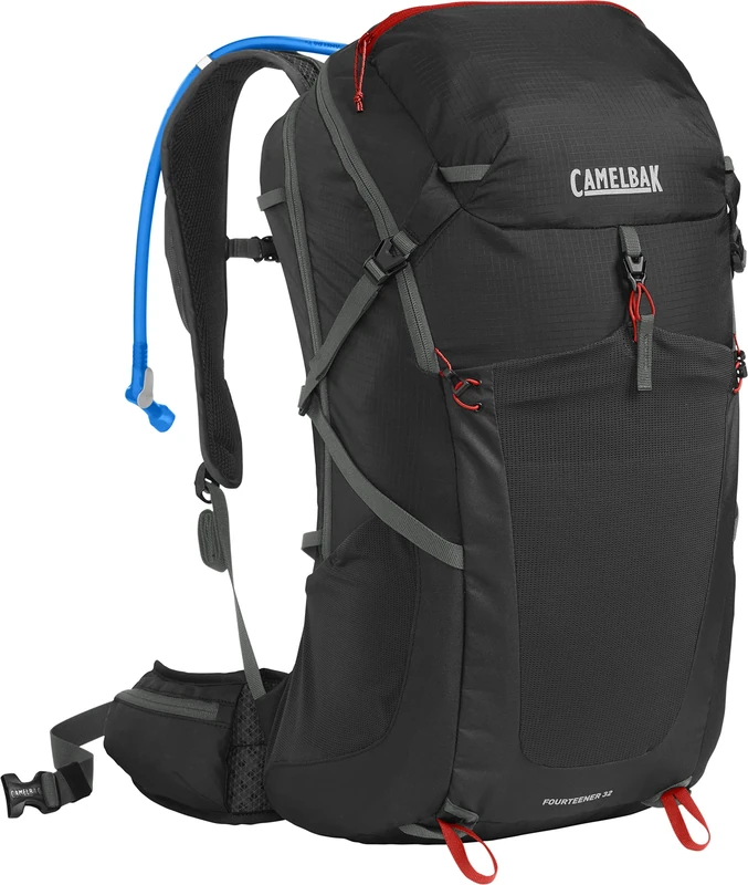 Camelbak Fourteener 32 100Oz, Black/Red Poppy