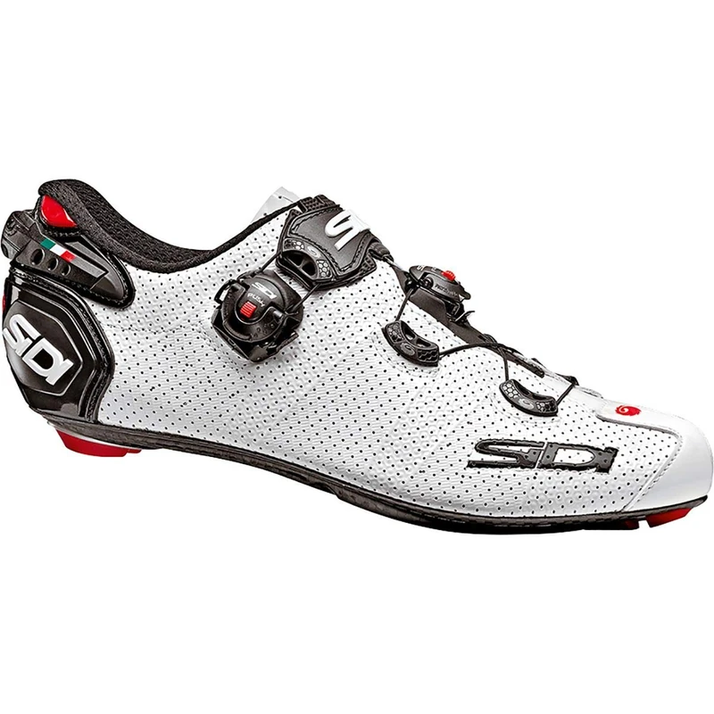 Sidi Wire 2 Carbon Air Road Bike Shoes - White/Black T39 - Image 1