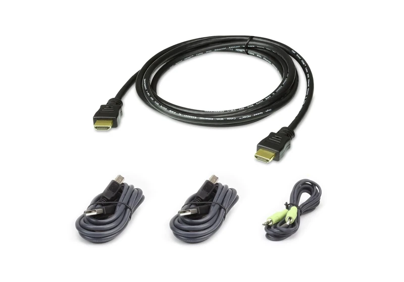 ATEN 2L-7D02UHX4 USB HDMI Secure KVM Cable Set Cable Kit for Connection to HDMI Secure KVM