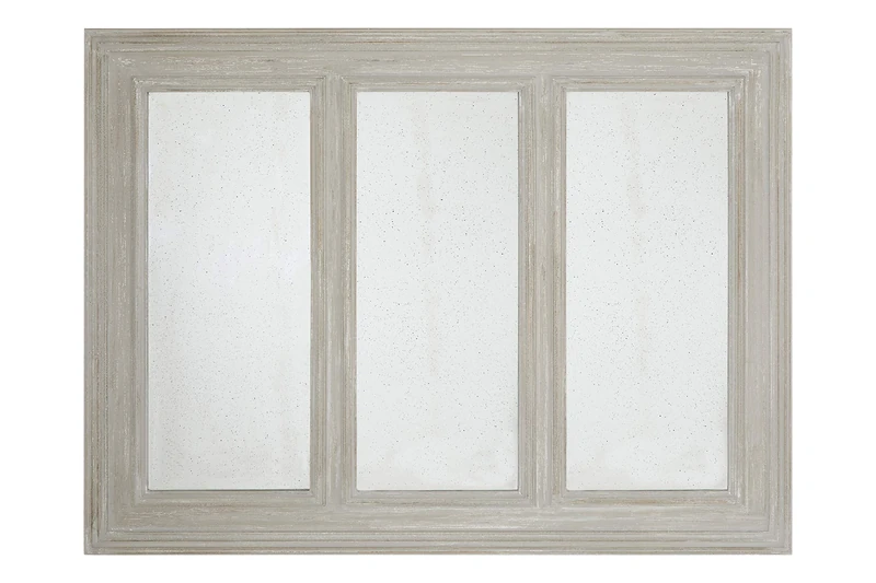 Premier Housewares 3 Section Brown Ash With Gold Frame Wall Mirror For Bedroom/Hallway/Bathroom Minimal and Contemporary w139 x d3.5 x h103cm