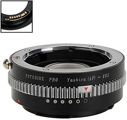 Fotodiox PRO FC10 Lens Adapter Compatible with Yashica AF Lenses on Canon EOS EF/EF-S Cameras