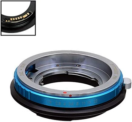 Fotodiox Pro Lens Mount Adapter Compatible with Deckel-Bayonett (Deckel Bayonet, DKL) SLR Lens to Canon EOS (EF-S) Mount SLR Camera Body - with Gen10 Focus Confirmation Chip