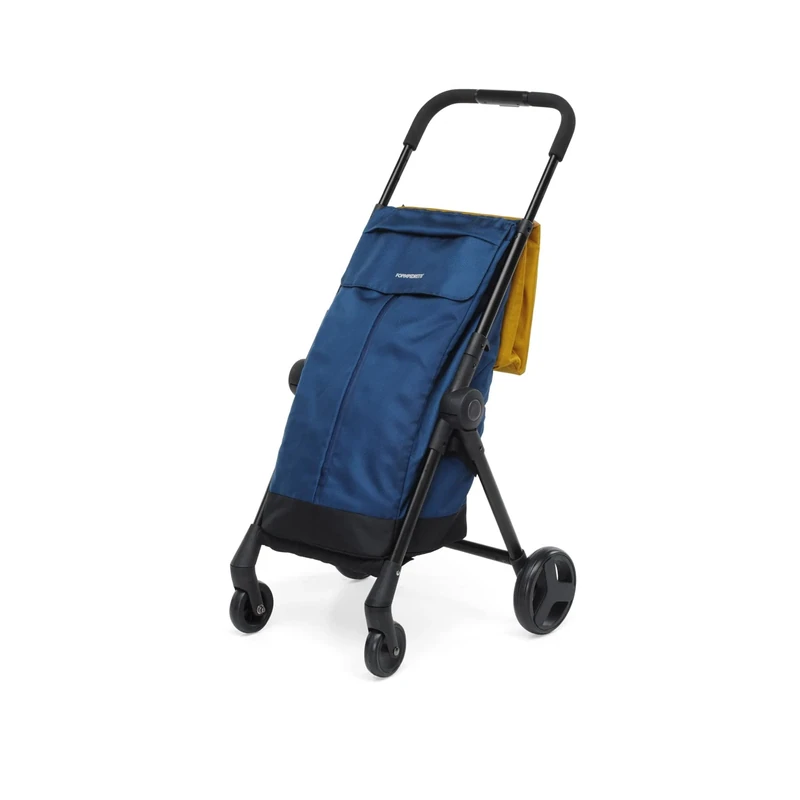 Go Fast Ocean Folding Shopping Trolley