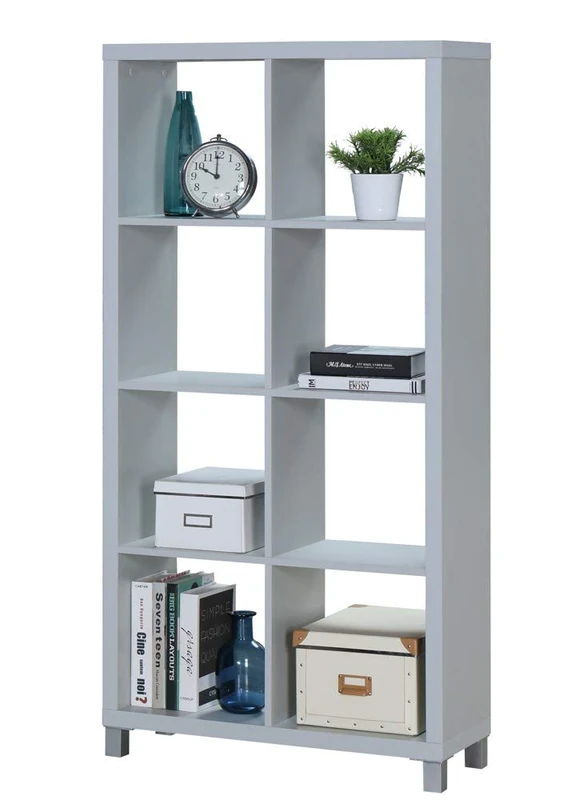 Kit Closet 2020965024 – Kubox 8 Hollow Shelves, Grey, 153 x 76 x 29 - Image 1