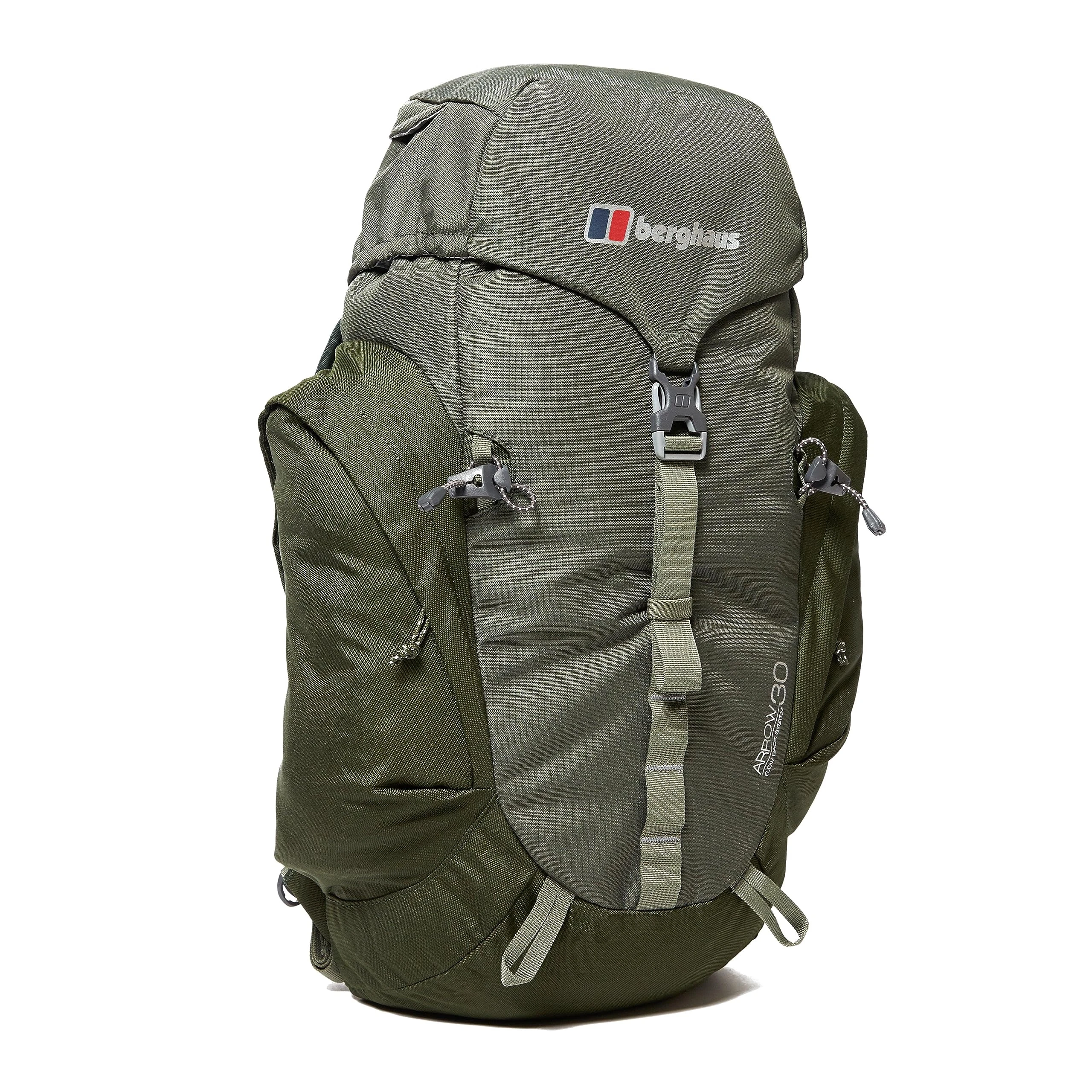 Berghaus Unisex Arrow 30 Litre Rucksack, Compact, Breathable Backpack, Travel and Camaping Bag for Men or Women, Dark Green, One Size