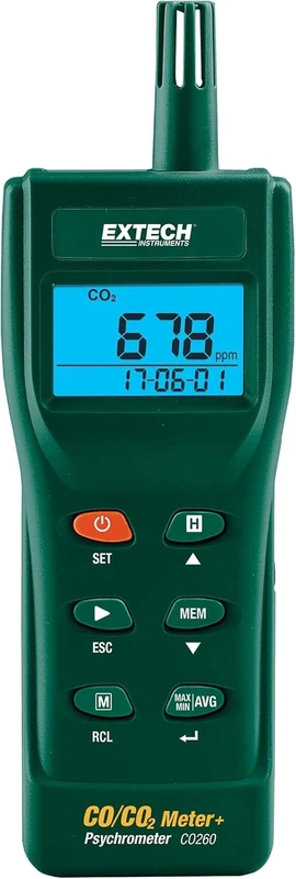 Extech CO260 Indoor Air Quality CO / CO2 Meter