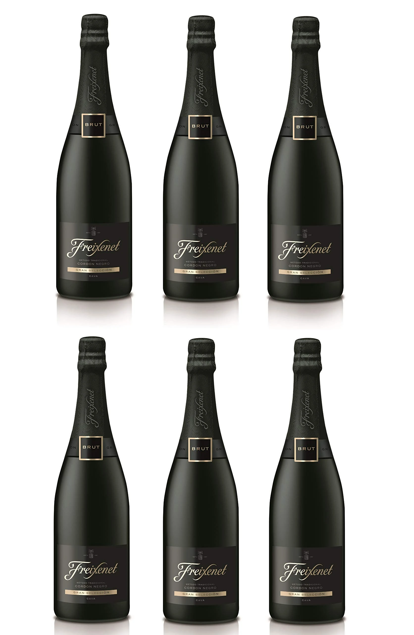 Freixenet Cordon Negro Cava, 6 x 75cl