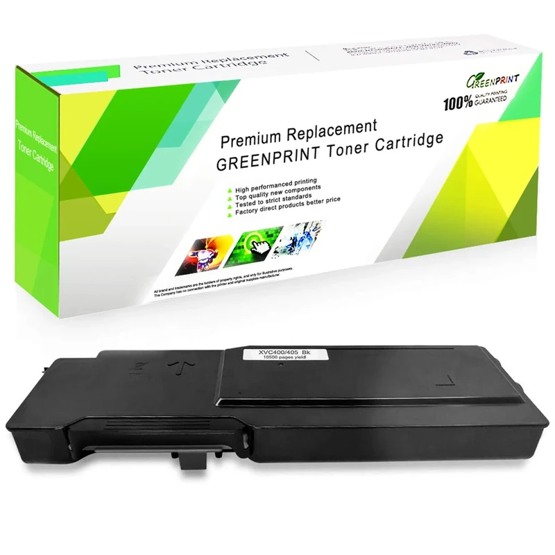 GREENPRINT Compatible Toner Cartridges for Xerox VersaLink Printer C400 C400n C400dn C405 C405n C405dn MFP [Extra High Yield ] 10500 pages for Black