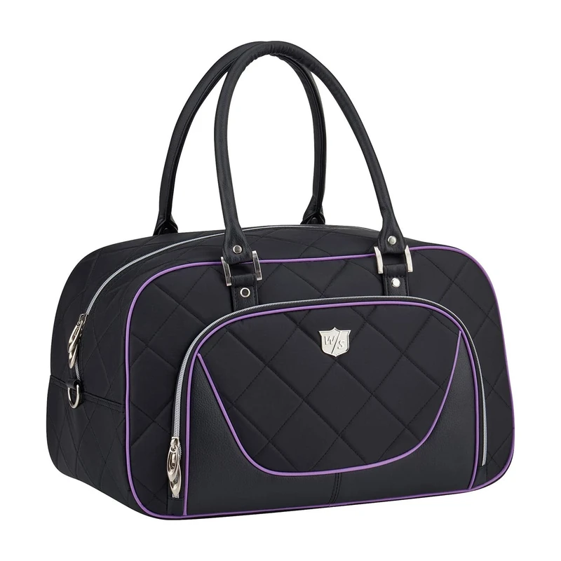 Wilson Golf W/S Holdall Travel Bag for Women, Black/Purple, WGB4600PU