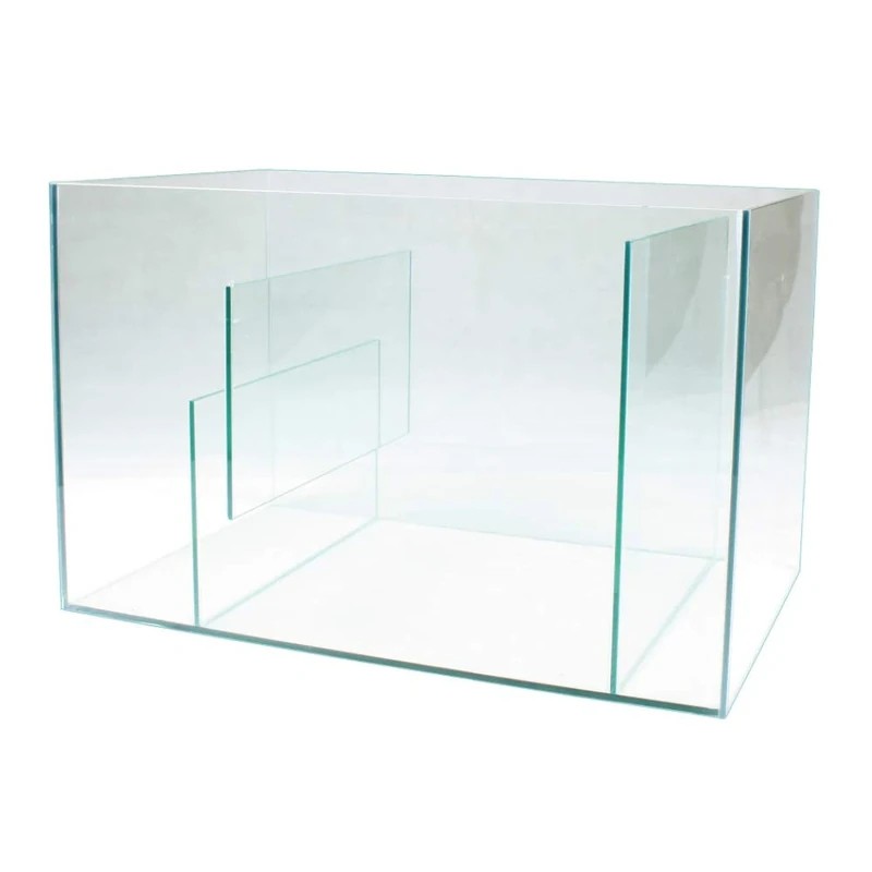 Amtra Sump - Double glass bubble breaker technical tank for filtration, with osmosis compartment (15-18 litres), 65x38x38 cm