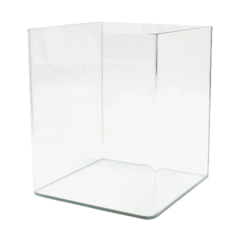 Amtra Nanotank 20 - Aquarium Tank 20 Liters - Extra Clear Glass Case 25 x 25 x 30 cm - Tank for Goldfish or as a Turtle Tank for Water Turtles with Shock Absorbing Mat Included