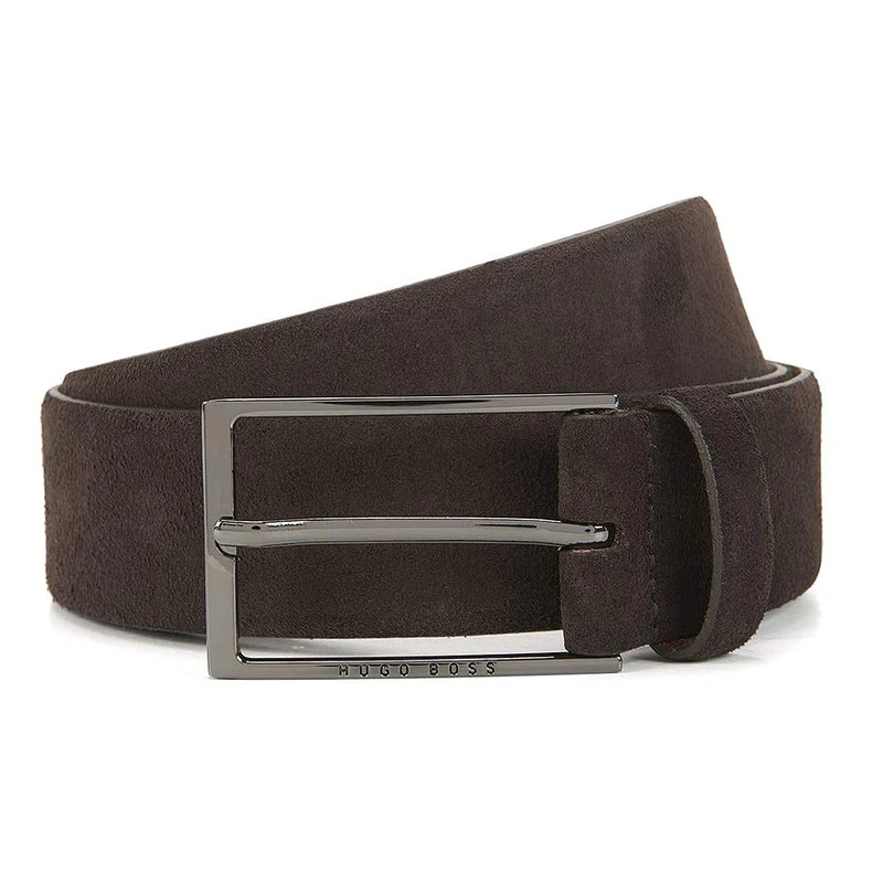 BOSS Men's Calindo_sz35_sd Belt Not Applicable, Dark Brown202, 85